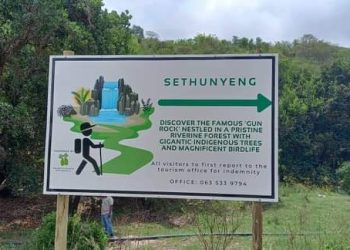 community development sign post of area
